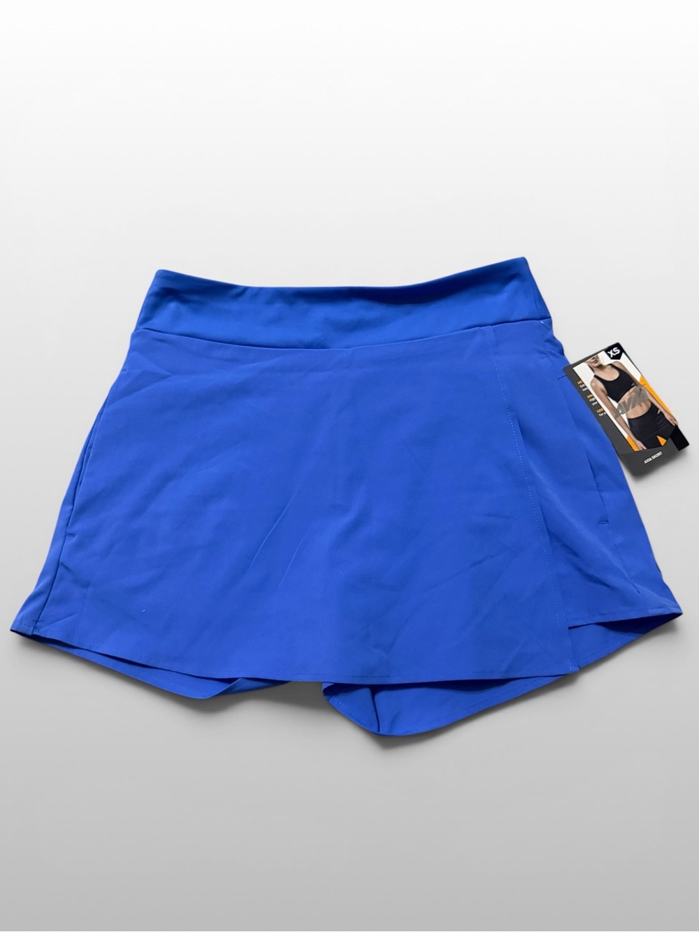 NWT Avia Blue Athletic Skort Skirt Shorts Built-In Shorts XS